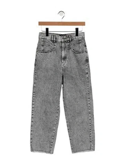Pre-owned Isabel Marant High-rise Straight Leg Jeans In Gray