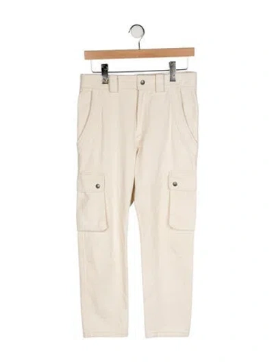 Pre-owned Isabel Marant High-rise Straight Leg Jeans In Neutral
