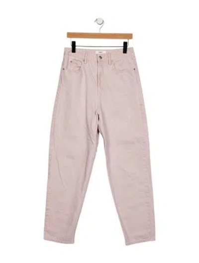 Pre-owned Isabel Marant High-rise Straight Leg Jeans In Purple