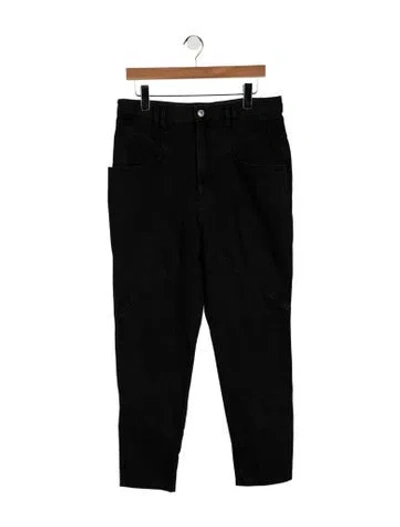 Pre-owned Isabel Marant High-rise Straight Leg Jeans W/ Tags In Black