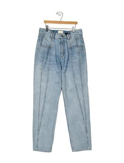 Pre-owned Isabel Marant High-rise Straight Leg Jeans W/ Tags In Blue