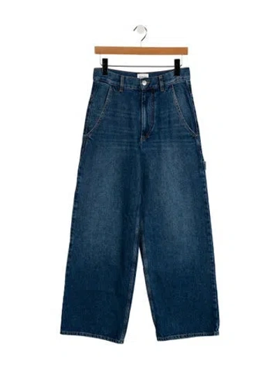 Pre-owned Isabel Marant High-rise Straight Leg Jeans W/ Tags In Blue