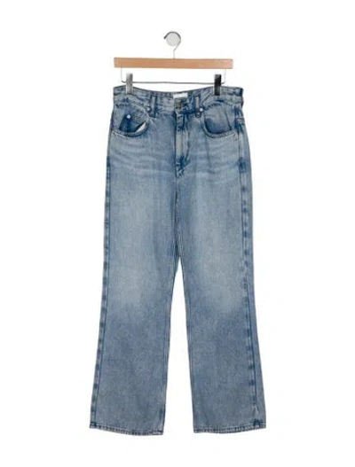 Pre-owned Isabel Marant High-rise Wide Leg Jeans In Blue