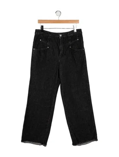 Pre-owned Isabel Marant High-rise Wide Leg Jeans In Blue