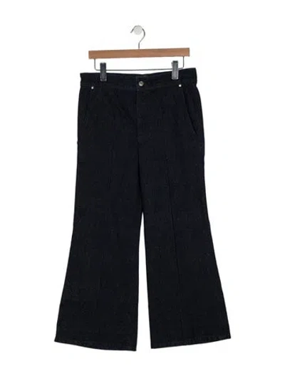 Pre-owned Isabel Marant High-rise Wide Leg Jeans In Blue