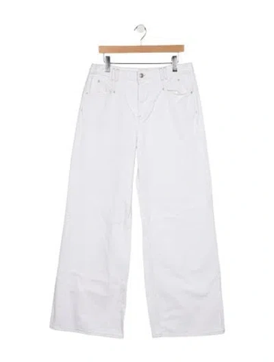 Pre-owned Isabel Marant High-rise Wide Leg Jeans In Blue