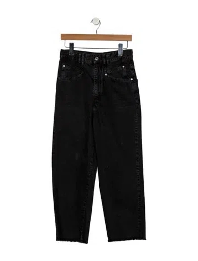 Pre-owned Isabel Marant High-rise Wide Leg Jeans In Gray
