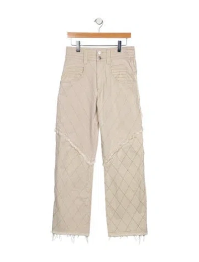 Pre-owned Isabel Marant High-rise Wide Leg Jeans In Gray