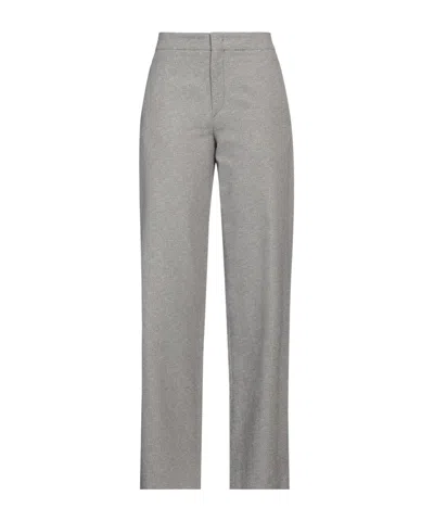 Isabel Marant High-waist Zip Straight-leg Pants In Gray