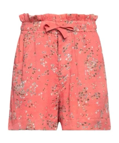 Isabel Marant High-waisted Drawstring Shorts In Pink