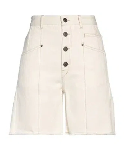 Isabel Marant High-waisted Solid Shorts In White