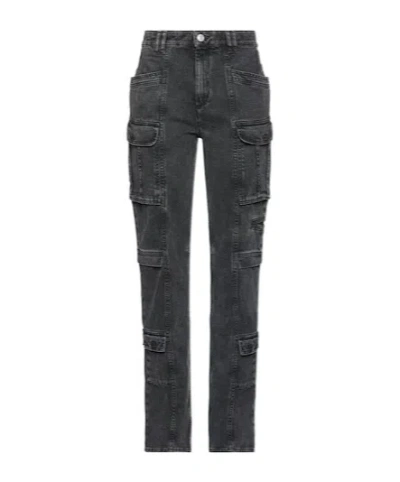 Isabel Marant High-waisted Straight-leg Jeans In Multi