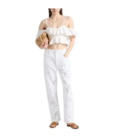 Isabel Marant High-waisted Straight-leg Jeans In White