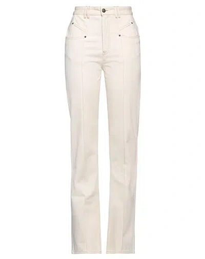 Isabel Marant High-waisted Straight-leg Trousers In Neutral