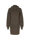 Isabel Marant Dark Khaki Hilde Dress In Dark Khaki
