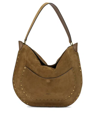 Isabel Marant "hobo Pocket" Medium Shoulder Bag In Brown