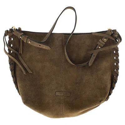 Isabel Marant Hobo Shoulder Bag In Brown Suede