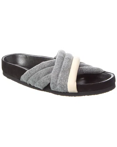 Isabel Marant Holden Leather Sandal In Black