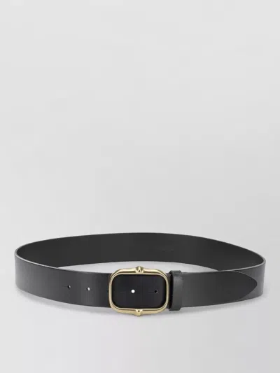 Isabel Marant Holis Leather Belt Adjustable Waist Design In Black