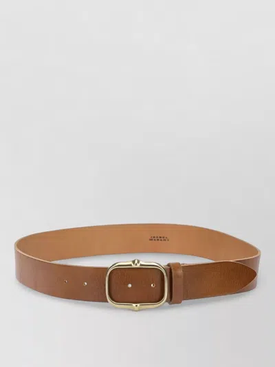 Isabel Marant Holis Leather Belt Adjustable Waist Design In Brown