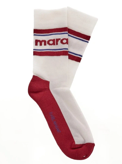 Isabel Marant Homme Donel Socks In White