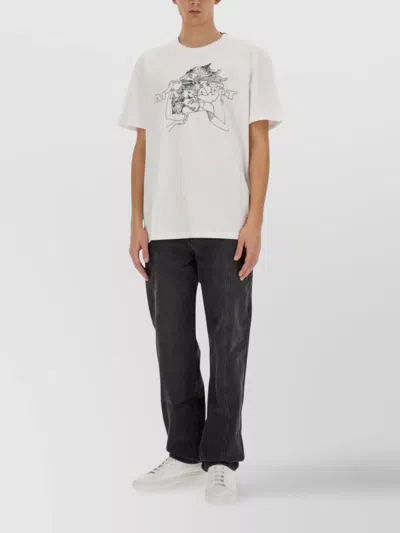 Isabel Marant "honore" Crew Neck Graphic Print T-shirt
