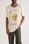 Isabel Marant Honore Linen Graphic T-shirt In Multi
