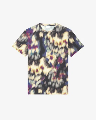 Isabel Marant Honore Tee-shirt In Ochre-black