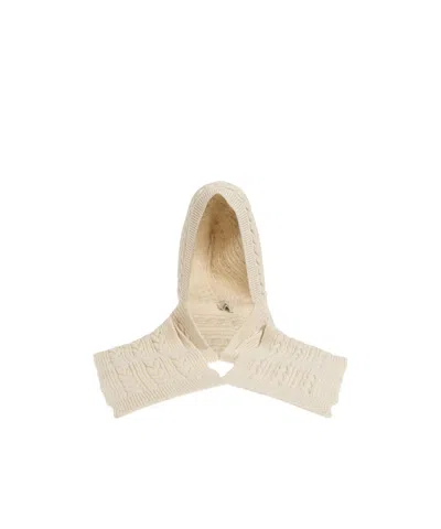 Isabel Marant Hooded Scarf In Off White