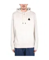 Isabel Marant Logo-print Drawstring Hoodie In White