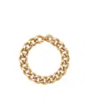 Isabel Marant Links Chunky Chain Collar Necklace In Yellow