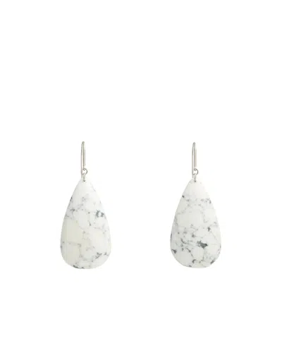 Isabel Marant Hook-style Dangle Earrings In White