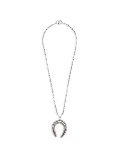 Isabel Marant Horseshoe Necklace In Metallic