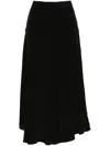 Isabel Marant Katae Flared Midi Skirt In Black
