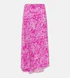 Isabel Marant Hortensia Printed Silk-blend Maxi Skirt In Multicoloured