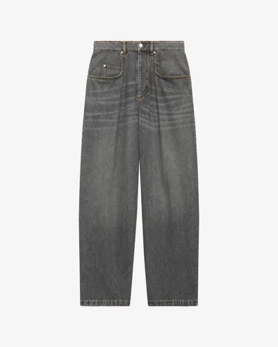 Isabel Marant Hose Janael In Schwarz Gewaschen