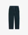 Isabel Marant Drawstring Corduroy Trousers In Blue