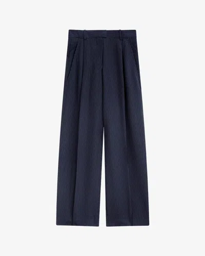 Isabel Marant Romina Pants In Midnight/ecru