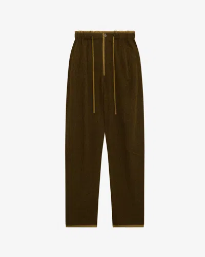 Isabel Marant Stevenson Pants In Dark Khaki