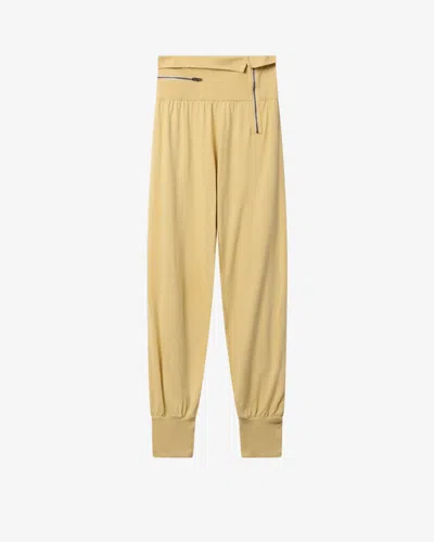 Isabel Marant Tydie Zip-details Trousers In Brown