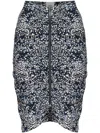 Isabel Marant Hozana Skirt In Blue
