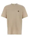 Isabel Marant 'hugo' Crew Neck T-shirt In Beige