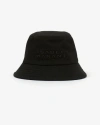 Isabel Marant Sand Cotton Haley Bucket Hat In Black-black
