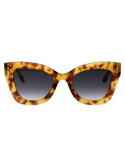 Isabel Marant Hvn Honey Acetate Sunglasses