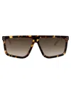 Isabel Marant Hvn Metal Sunglasses In Brown