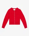 Isabel Marant Idesia Cardigan In Red