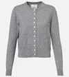 Isabel Marant Idesia Wool And Cashmere Cardigan In Gray