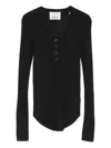 Isabel Marant Idite Button-front Top In Animal Print
