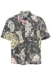 Isabel Marant Iggy Printed Shirt In Grey