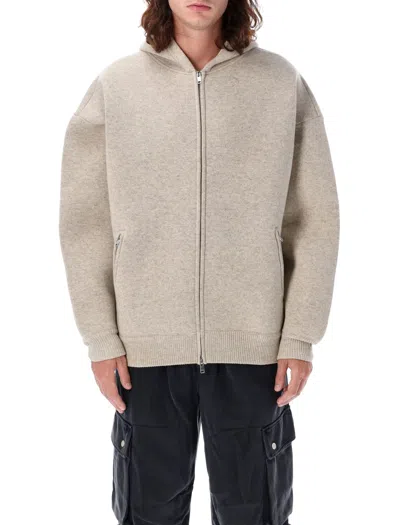 Isabel Marant Igor Hooded Jacket In Light Grey